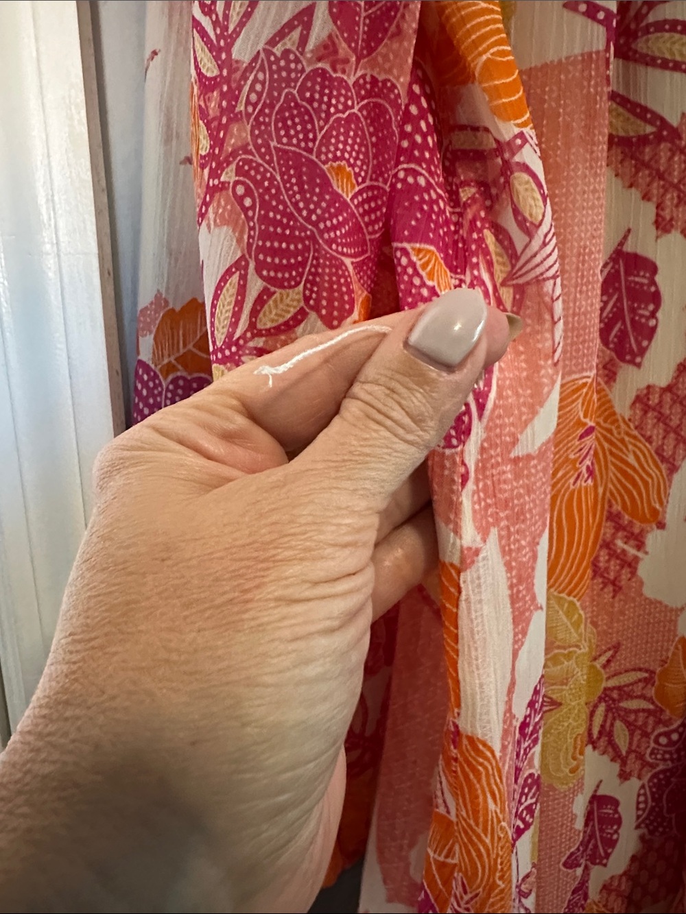 Fate Pink, Orange & Cream Floral Mini Dress - Picture 8 of 8